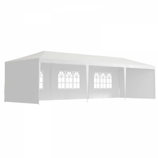 10x30' Outdoor Garden Gazebo Wedding Party Tent Canopy Marquee with 5 Removable  Sidewalls