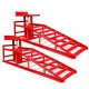 2PCS 5T Hydraulic Car Ramps, Heavy Duty Hydraulic Vehicle Ramps Lift Ramp, Portable Car Ramps for Oil Changes, Car Lifts for Home Garage, Vehicle Auto Garage Repair