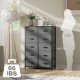 sweetcrispy Dresser for Bedroom Storage Drawers, Fabric Storage Tower with 11 Drawers Sturdy Metal Frame