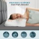 Sleeping pillow, bedroom bedding, neck support pillow, gray