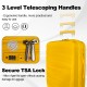 Lightweight Luggage Sets 3 Pieces, Expandable Luggages Spinner Suitcase with TSA Lock Hardside Carry on Luggage 20inch 24inch 28inch