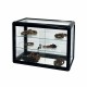 Tempered Glass Counter Top Display Showcase with Sliding Glass Door and Lock,Standard Aluminum Framing with Sliding Glass Door and Lock-display cabinet