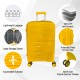 Lightweight Luggage Sets 3 Pieces, Expandable Luggages Spinner Suitcase with TSA Lock Hardside Carry on Luggage 20inch 24inch 28inch