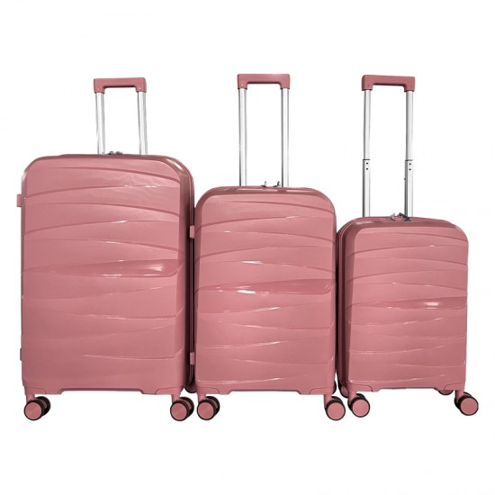 Rose Hardside Luggage Sets 3 Pieces, Expandable Luggages Spinner Suitcase with TSA Lock Lightweight Carry on Luggage 20inch 24inch 28inch