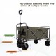 Outdoor Garden Park Utility kids wagon portable beach trolley cart camping foldable with big wheels folding wagon