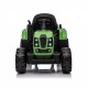 Ride on Tractor with Trailer,24V 400W Powered Electric Tractor Toy w/Remote Control,electric car for kids,Three speed adjustable,Power display, USB,MP3 ,Bluetooth,LED light,Two-point safety belt.