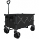 Collapsible Folding Wagon, Push Pull Foldable Beach Wagon Cart