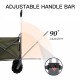 Outdoor Garden Park Utility kids wagon portable beach trolley cart camping foldable with big wheels folding wagon