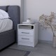 Eastover Nightstand 2.0 in melamine with two drawers