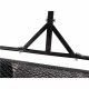 Compost Spreader Peat Moss Spreader with Upgrade T Shaped Handle for Planting Seeding Durable Lightweight Metal Mesh Spreader for Lawn Garden Care Manure Spreaders (Black)