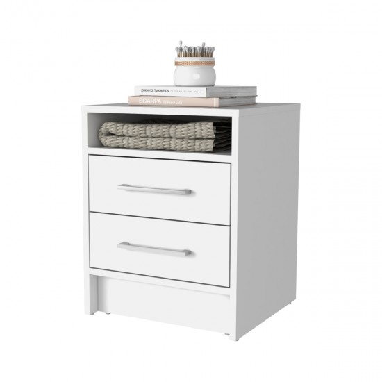 Eastover Nightstand 2.0 in melamine with two drawers