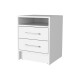 Eastover Nightstand 2.0 in melamine with two drawers