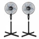 2-Pack Oscillating 16″ 3 Adjustable Speed Pedestal Stand Fan for Indoor, Bedroom, Living Room, Home Office & College Dorm Use, 16 Inch, BlackOffice & College Dorm Use, 16 Inch, Black