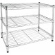 Simple Deluxe Heavy Duty 3-Shelf Shelving Unit, 24 Inch D x 14 InchW x 20 Inch H, 3 Tier