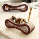 FluffyDream Cat Scratcher Cardboard, Scratching Pad House Bed Furniture Protector, Infinity Shape, Curved