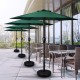 Simple Deluxe 7.5ft Patio Outdoor Table Market Yard Umbrella with Push Button Tilt/Crank, 6 Sturdy Ribs for Garden, Deck, Backyard, Pool, 7.5ft, Green