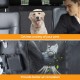 Simple Deluxe Dog Car Seat Cover for Back Seat, 100% Waterproof Pet Seat Protector with Mesh Window, Scratchproof & Nonslip Dog Hammock for Cars, Trucks, SUVs, Standard