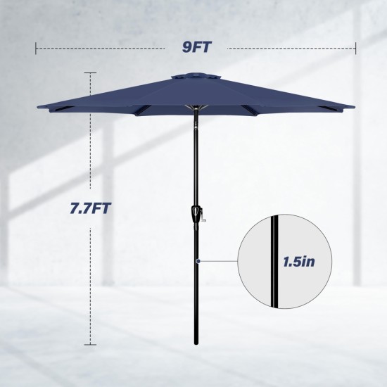 Patio Umbrella Outdoor Table Market Yard Umbrella