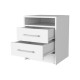 Eastover Nightstand 2.0 in melamine with two drawers