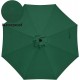 Outdoor Market Table Patio Umbrella with Button Tilt, Crank and 8 Sturdy Ribs for Garden, Deck, Lawn, Backyard & Pool