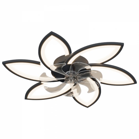 30.7In Ceiling Fan with Lights, Remote Control 3 Color Temperatures,6 Gear wind Speed Fan Light