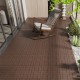 ZZ Style 12 Inch Patio Deck Tiles, DIY Module Interlocking Decking Tiles Floor Tile,Easy and Quick Installation Court Tiles for Porch Poolside Balcony Backyard 44pcs Red Brown