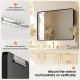 Bathroom Mirror Vanity Mirror for Wall,Aluminum Alloy Framed Wall Mirror Farmhouse,40 Inch ×30 Inch 