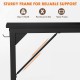 Modern Simple Style Wooden Work Office Desks with Storage,31 Inch,Black