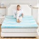 Memory Foam Cooling Gel Swirl Infused Bed Topper for Back Pain,2 Inches,Full