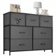 7 storage Spaces, assembled wardrobe lockers, bedroom furniture lockers,gray