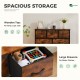 7 storage Spaces, assembled wardrobe lockers, bedroom furniture lockers,brown