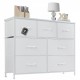 7 storage Spaces, assembled wardrobe lockers, bedroom furniture lockers,White