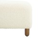 Comfortable Ottoman, White