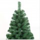 8ft Artificial Christmas Tree Full Natural Spruce PVC Fir Tree Foldable Metal Stand Unlit Green