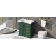 30 Inch  Bathroom Vanity with Sink, One Package, Green Bathroom Cabinet with Drawers, Solid Frame and MDF Board