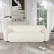 U_Style 81.5'' Minimalist Curved Upholstered Sofa, 3-Seat Modular Casual Sofa for Living Room, Bedroom, and Apartments