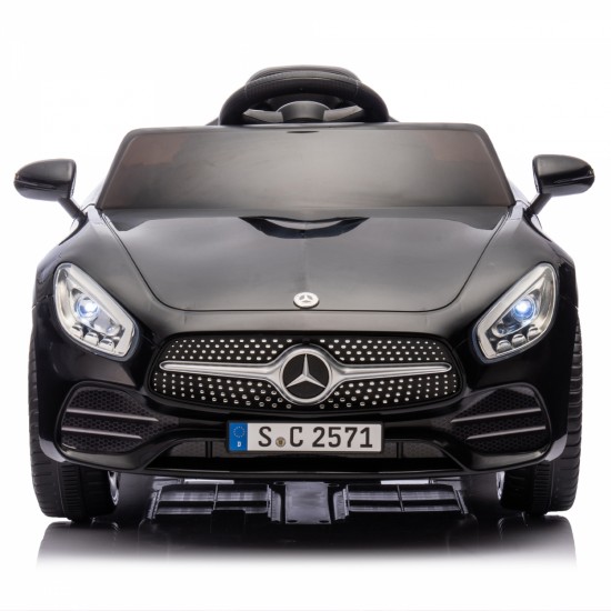 Licensed Mercedes-Benz CLS 350,12V Kids Ride On Toy Car w/Parents Control,2wd,Four-wheel suspension,Music,Bluetooth,LED Light,USB,Power display,Volume adjustment,Speeds 1.24-3.11MPH for Kids Aged 2-4.