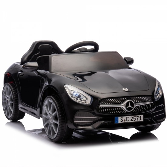 Licensed Mercedes-Benz CLS 350,12V Kids Ride On Toy Car w/Parents Control,2wd,Four-wheel suspension,Music,Bluetooth,LED Light,USB,Power display,Volume adjustment,Speeds 1.24-3.11MPH for Kids Aged 2-4.