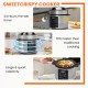 9 in 1 Electric Pressure Cooker 6 Quart, Steamer, Yogurt Maker, Warmer & Sterilizer, Saute, Slow Cooker, Rice Cooker, Egg Cooker, Multi-Functional Smart Pot, Stainless Steel