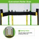 7FT Trampoline for Kids with Safety Enclosure Net, Slide and Ladder, Easy Assembly Round Outdoor Recreational Trampoline