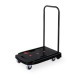 Capacity Black Plastic Steel Body Foldable Platform Trolley Push Hand Cart Black-1pc