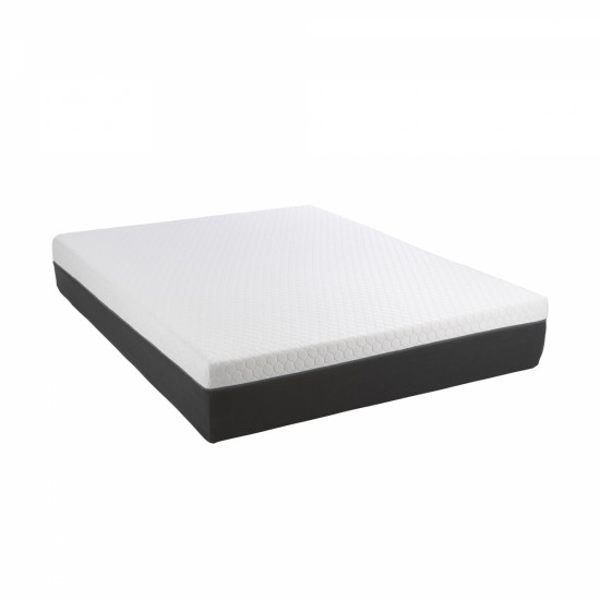 12 Inch  Copper Gel Cooling Memory Foam Mattress with Edge Support and Air Grid Base Twin Long