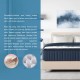 QUEEN SIZE- Opulence 14 Inch  Plush Pillow-Top Memory Foam Edge Support Pocket Spring Premium Hybrid Mattress