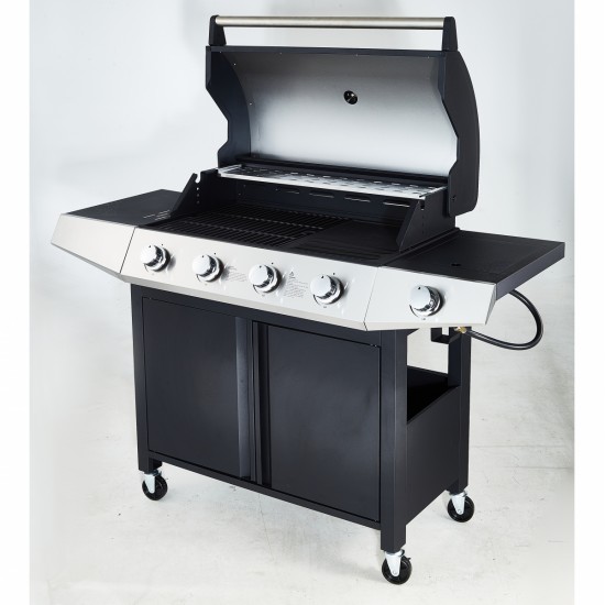 Propane Grill 4 Burner Barbecue Grill Stainless Steel Gas Grill