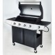 Propane Grill 4 Burner Barbecue Grill Stainless Steel Gas Grill