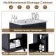 [Viedo] 20 Inch Modern Small Bathroom Vanity Cabinet With Ceramic Basin- 20*15.5*33.3 Inches,Ample Storage,1 Soft Close Door