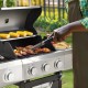 Propane Grill 3 Burner Barbecue Grill Stainless Steel Gas Grill with Side Burner and Cover for Outdoor BBQ, Camping