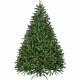 7ft Artificial Christmas Tree, Premium Unlit Hinged Spruce Full Tree with 2231 Branch Tips, Metal Stand, Hinged Structure, Easy Assembly Festival Celebration Xmas Tree for Home, Office, Party