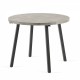 Grey Round Dining Table, Mid Century Modern Round Dining Table,Dinning Table for Kitchen