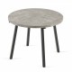 Grey Round Dining Table, Mid Century Modern Round Dining Table,Dinning Table for Kitchen